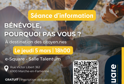 Séance d'informations: Bénévole, pourquoi pas vous ?
